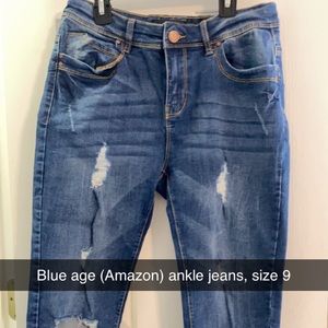 Blue age ankle skinny jeans
